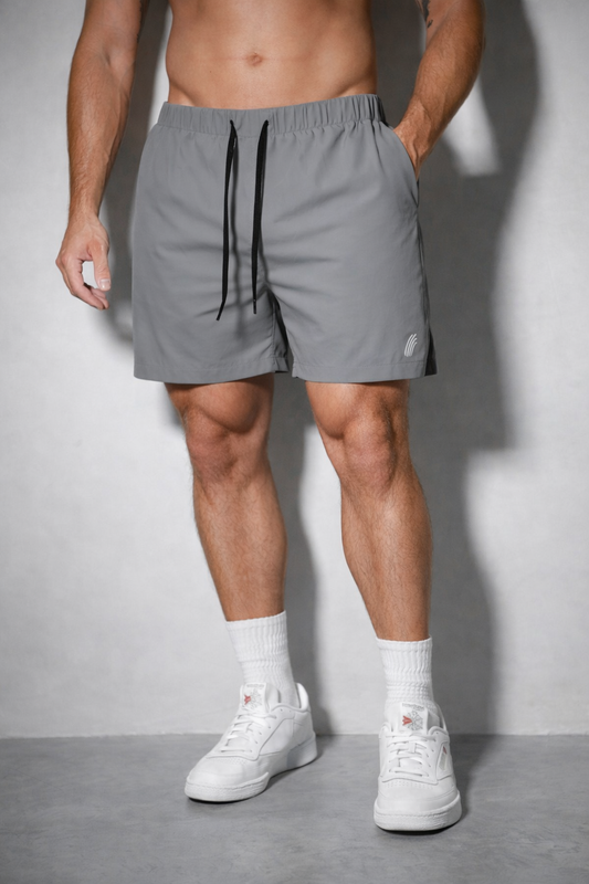Compression Short - Ivory Grey